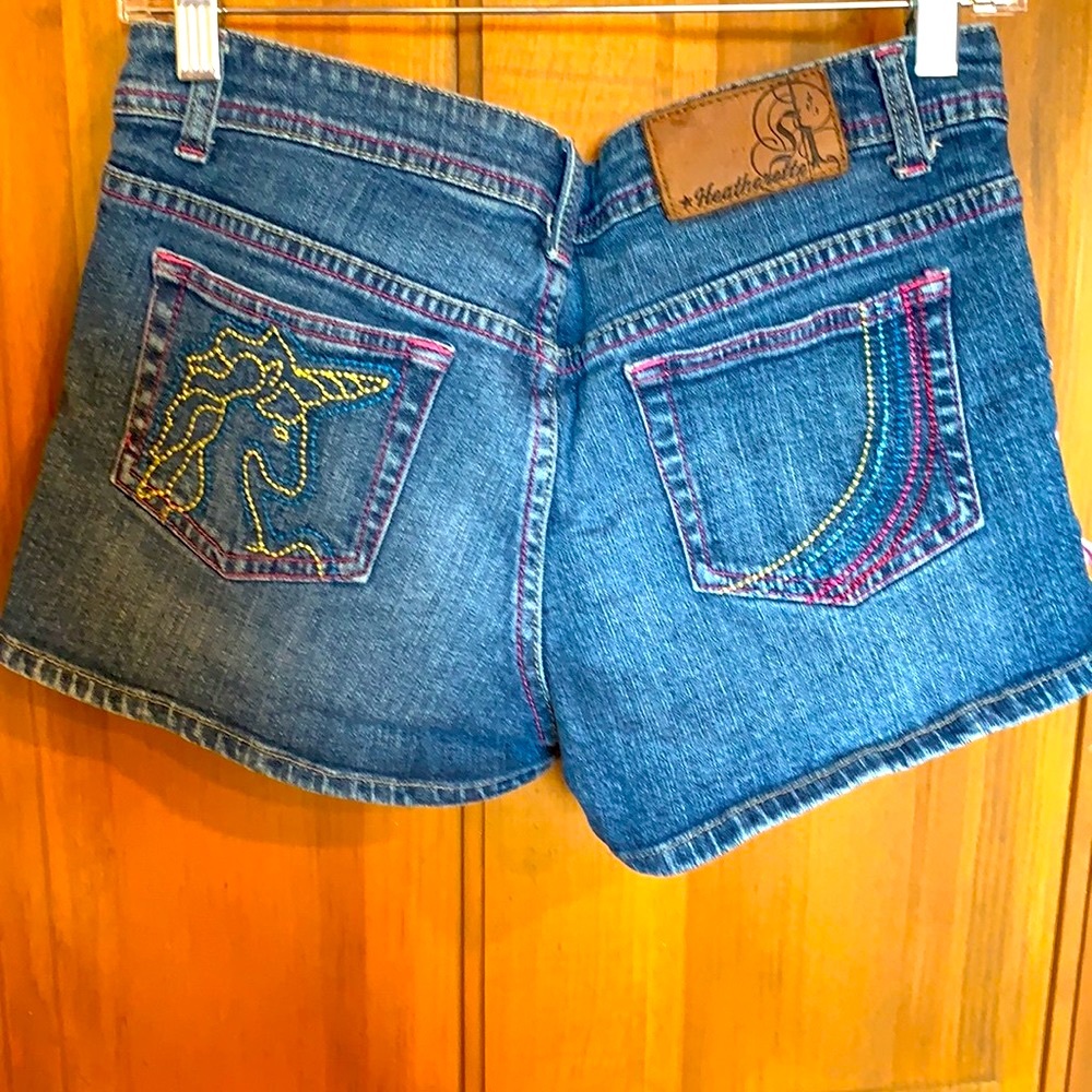 Vintage Heatherette Unicorn Rainbow Shorts